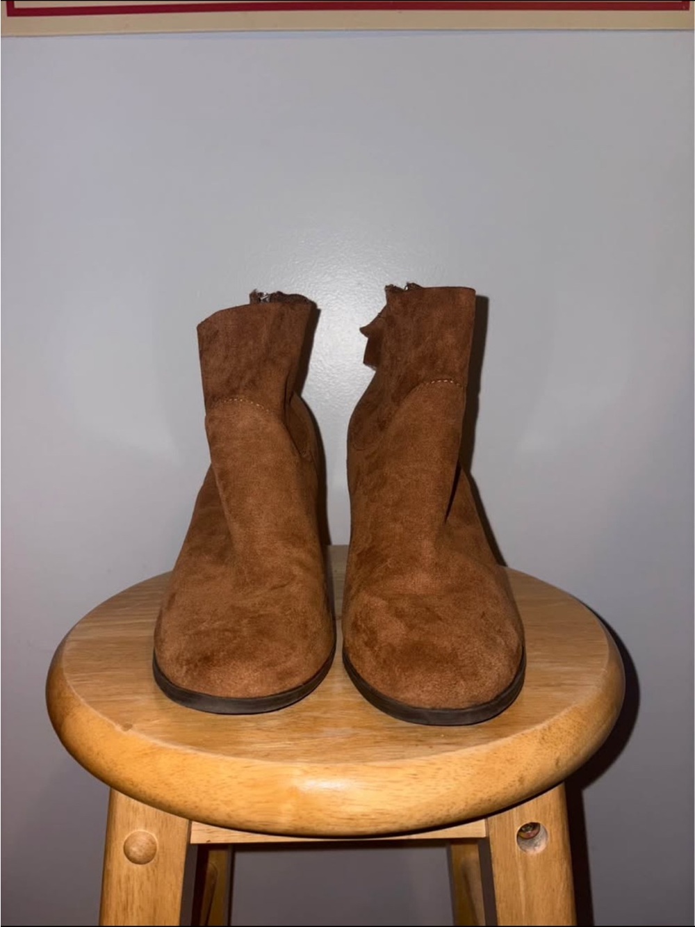Brash Brown Suede Ankle Boots